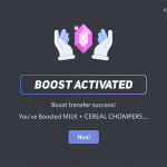 Discord 服务器提升 1 个月